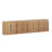 Set of 2 65" Sideboard with Double-Arc Wood Doors and Adjustable Shelves, Camel-264821476
