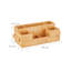 Bamboo Rectangle Flatware Caddy