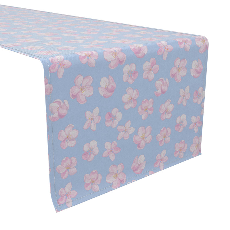 Rectangular Cotton Twill Table Runner, 16'' D x 90'' L
