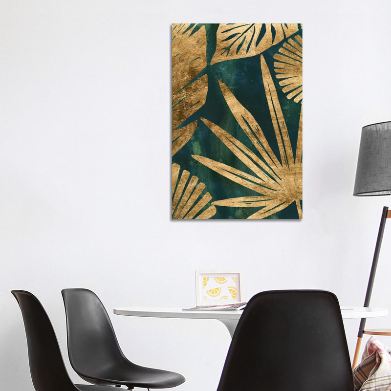 Emerald Jungle I by June Erica Vess - Wrapped Canvas Print, 101.6 cm H x 66.04 cm W x 1.91 cm D