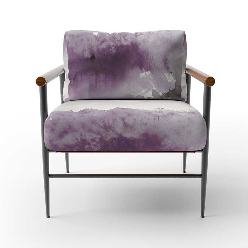 Chaise avec accoudoirs rembourrée Hansgorg
