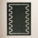 Green Border Shag Rug