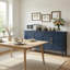 Buffet bleu 58,9 "- Buffet rétro avec tablettes réglables