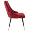 Chaise parsons capitonnée en velours-148914984
