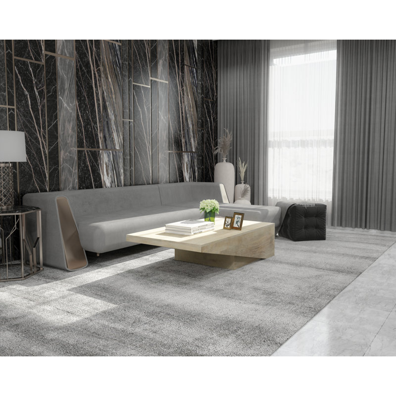 Table basse moderne en bois massif Aracena