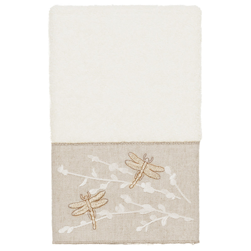 Braelyn Hand Towel Midweight Hand Towel, Cream