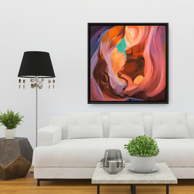 "Vue intérieure de l'Antelope Canyon" sur toile
