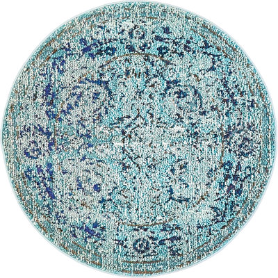 Colfin Washable Floral Indoor Rug