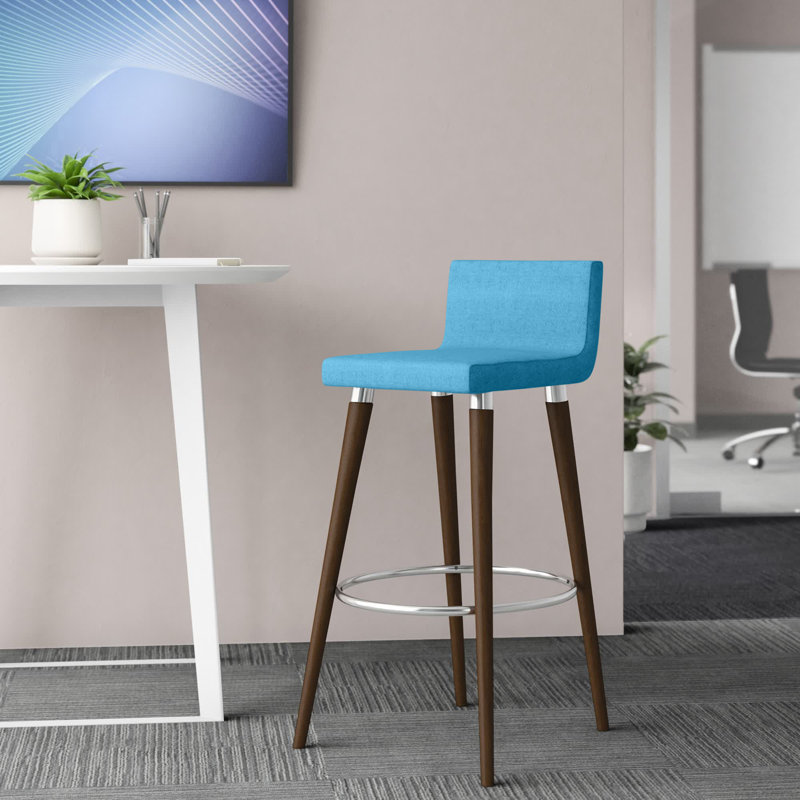 Tabouret de comptoir et de bar Gladwell, Gris foncé, Barre
