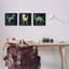 «Kid's Dinosaur Dimension Facts Chalk Inspired Design» par Daphne Polselli - ensemble de 3 impressions d'art graphique-53753969-56985409