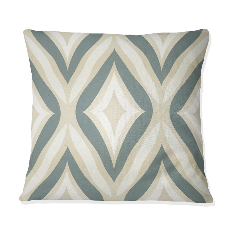 Coussin Neutral Space - Damask, H 16 po x l 16 po
