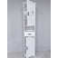 Armoire de rangement pour salle de bain avec 2 portes de grange et 1 tiroir, unité de rangement étroite, tablettes réglables-1094685352