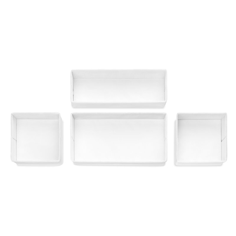 Dotted Line™ Bin, White