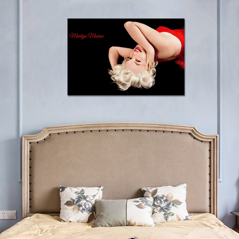 Marilyn Monroe - Photographie sur toile tendue, H 24 po x l 36 po