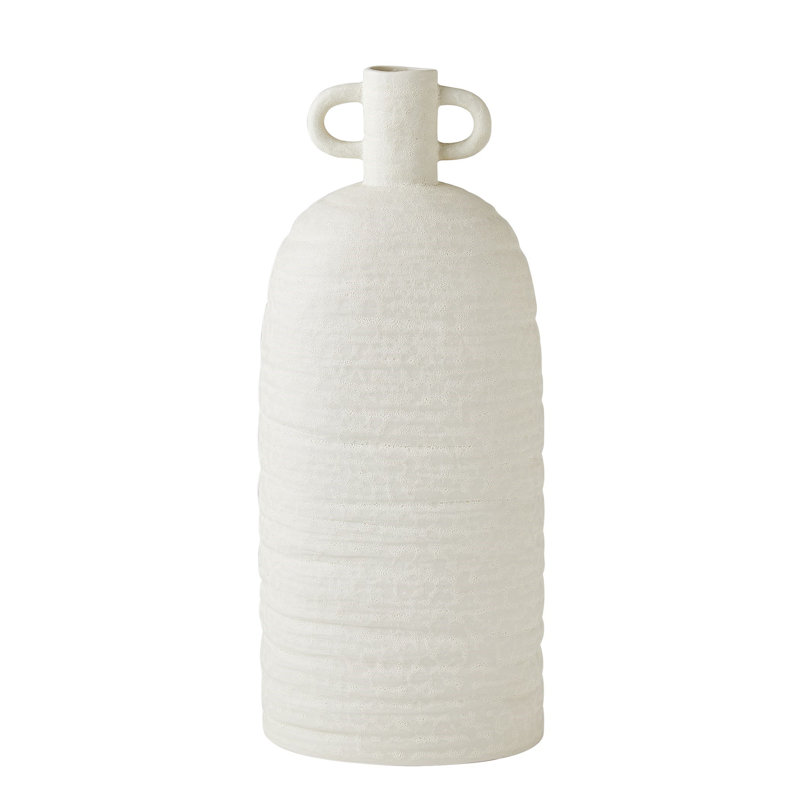 Sahara Handmade Ceramic Table Vase, 19.75" H x 8.5" W x 6.25" D