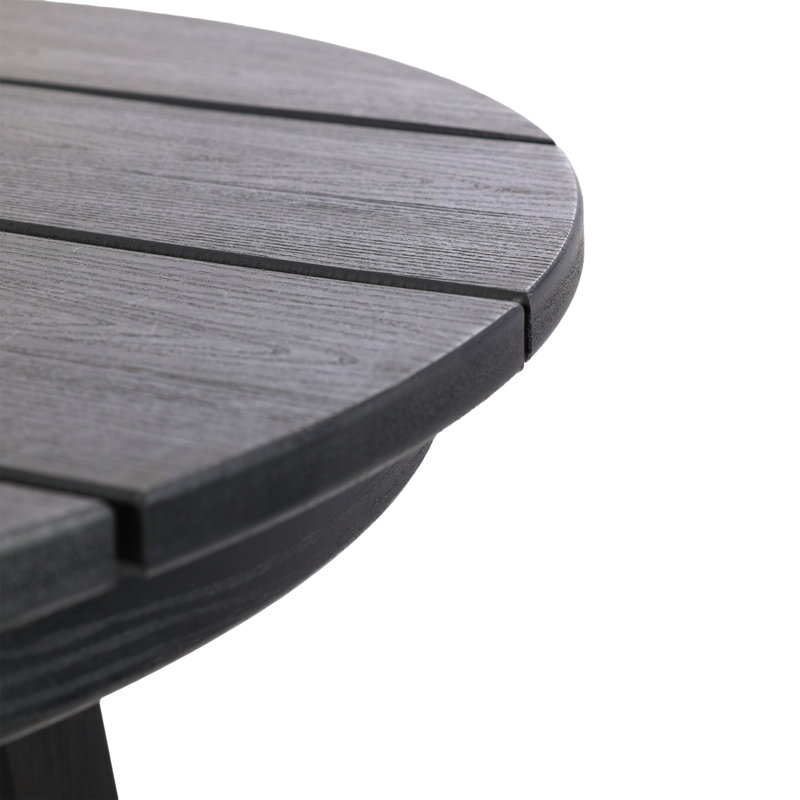 Meira - Table de bar - 32 po rond - noir