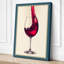 Wine Splash Modern - Wrapped Canvas-1127126456-1127126476