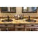 19" Oval Copper Drop-In Bath Sink with Barbed Wire Design, Drain Included
