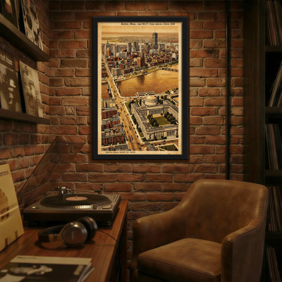 «Scenic & Cityscapes Boston Cityscape», impression rétro