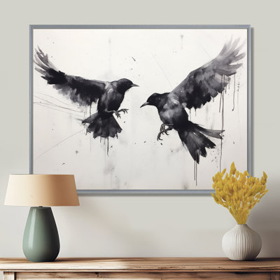 Impression sur toile, corbeau mystique - Mystic Ravens I