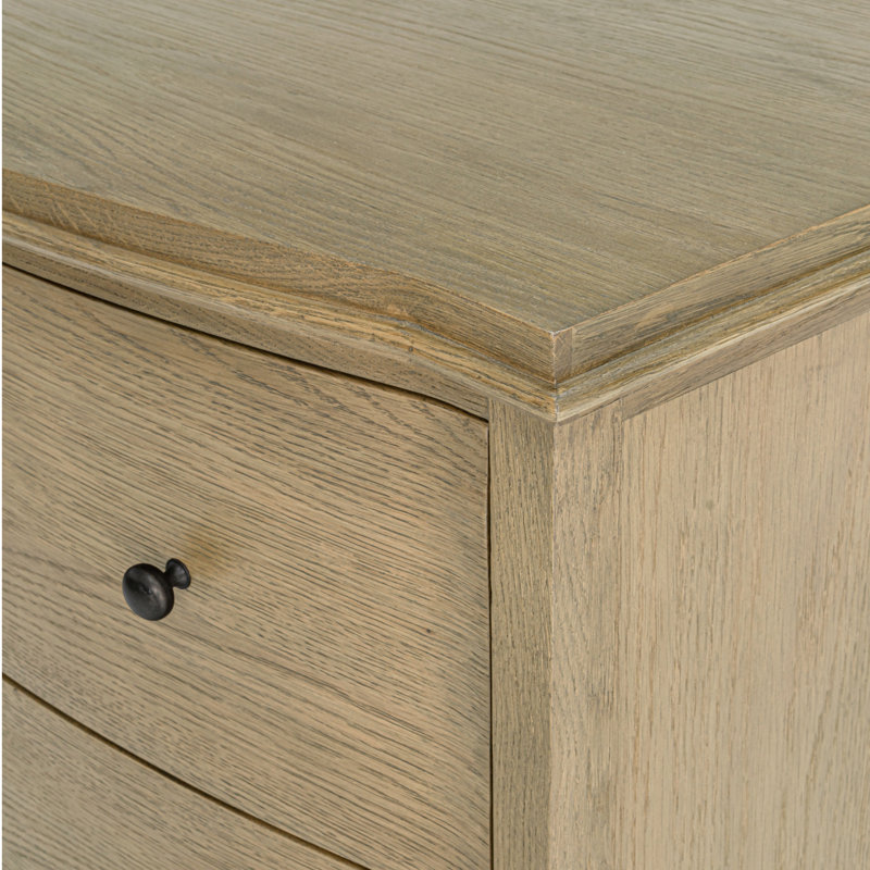 Sadie 1 - Drawer Solid Wood Nightstand