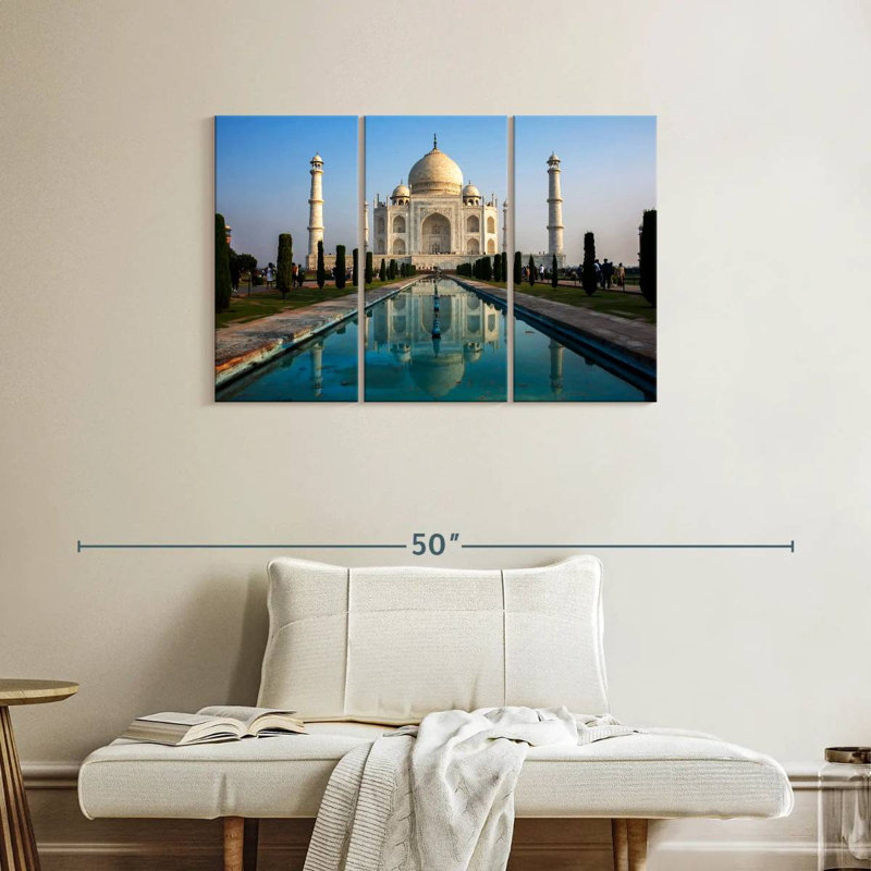 Adella Taj Mahal Pool Reflection, 24" H x 38" W