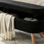 Banc de rangement avec repose-pieds ovale-892465272