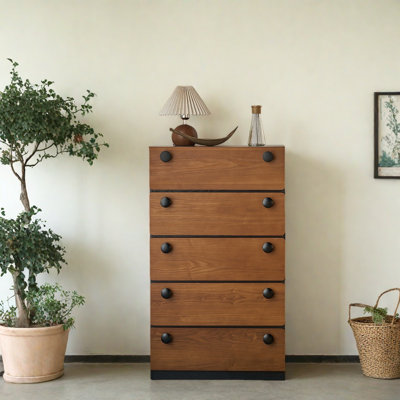 Rustic Antique Solid Wood Hallway Cabinet