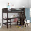 Lit mezzanine avec bureau intégré Enson par Harriet Bee-1130010326-1124022166