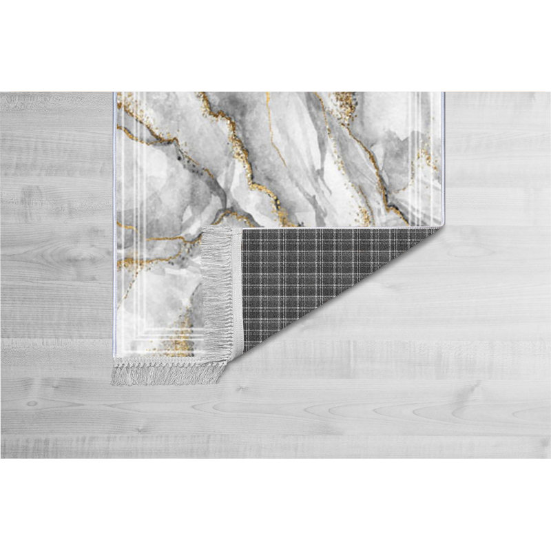 Luxurious Hall Carpet, 100% Velvet Fabric, 31.5 x 59.1 Inches | Non-Slip Cotton Sole, Pile Height: 0.4 Inches | Antibacterial & Machine Washable, 3D Digital Printing | Elegant Design for Living Room & Entryway