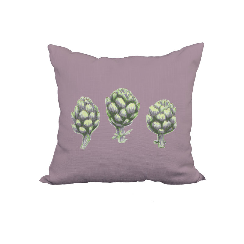 Coussin Magdalen, 18 po x 18 po, Mauve