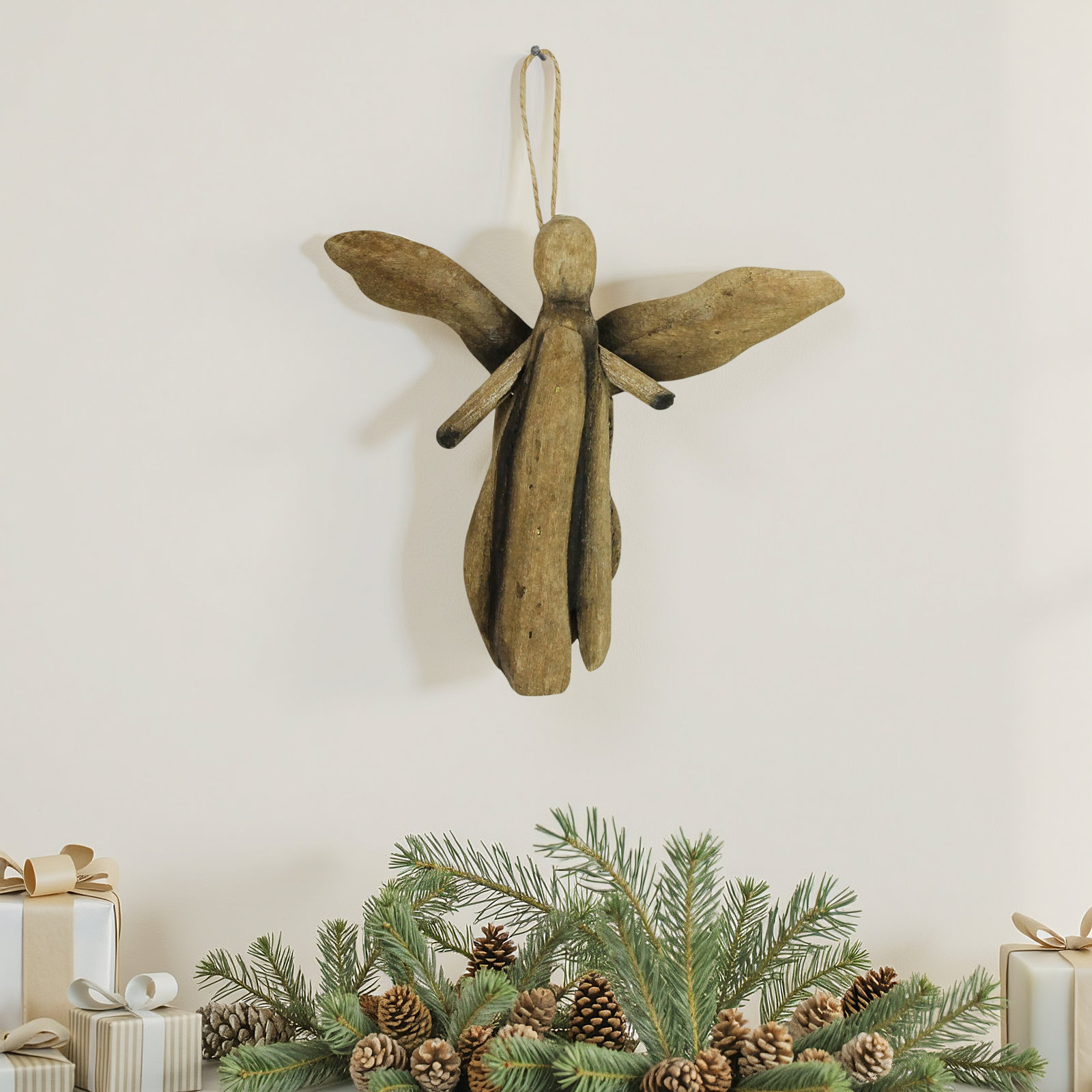 Rustic Hanging Angel