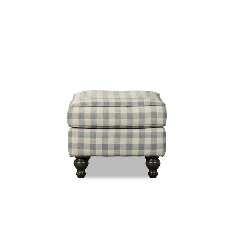 Markell Upholstered Ottoman, Macarena Beige Performance
