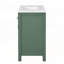 Meuble-lavabo moderne avec lavabo en céramique et grand espace de rangement