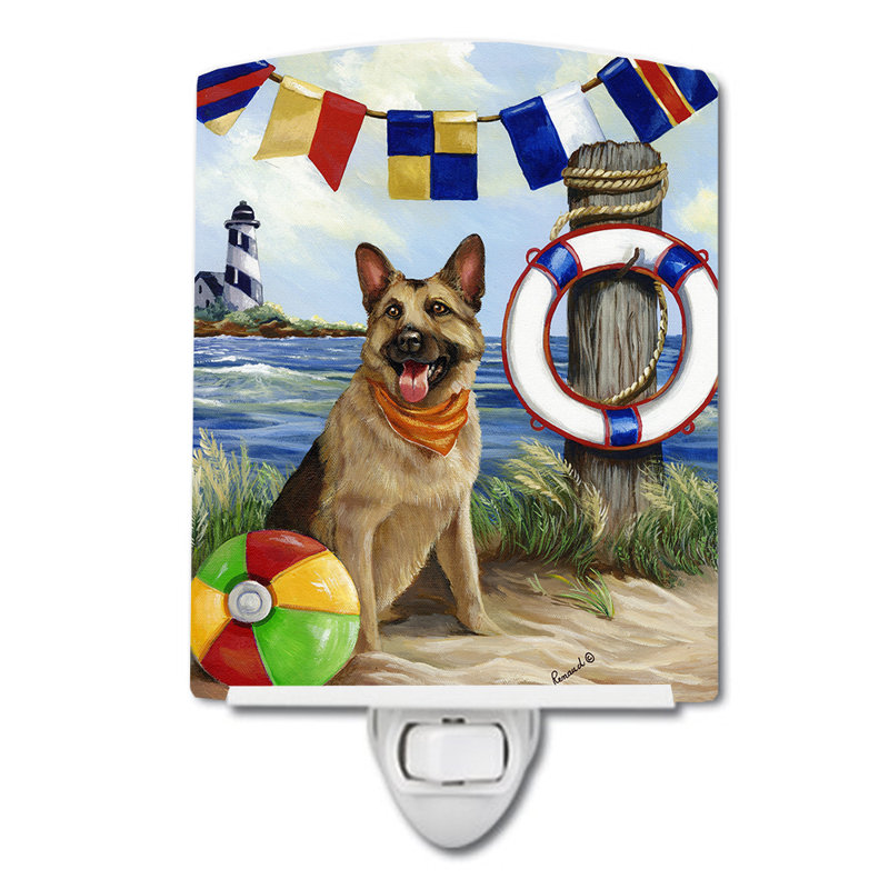 Veilleuse Westie, Berger allemand sauveteur