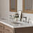 Widespread Bathroom Faucet 3 Hole, 2-handle Bathroom Sink Faucet with Drain Assembly-125423855