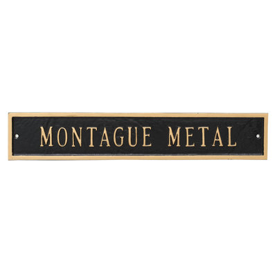 Classic Rectangle Wall Plaque