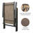 Albertino Aluminum Folding Outdoor Chair with 7 Recline Positions and Headrest-28900450