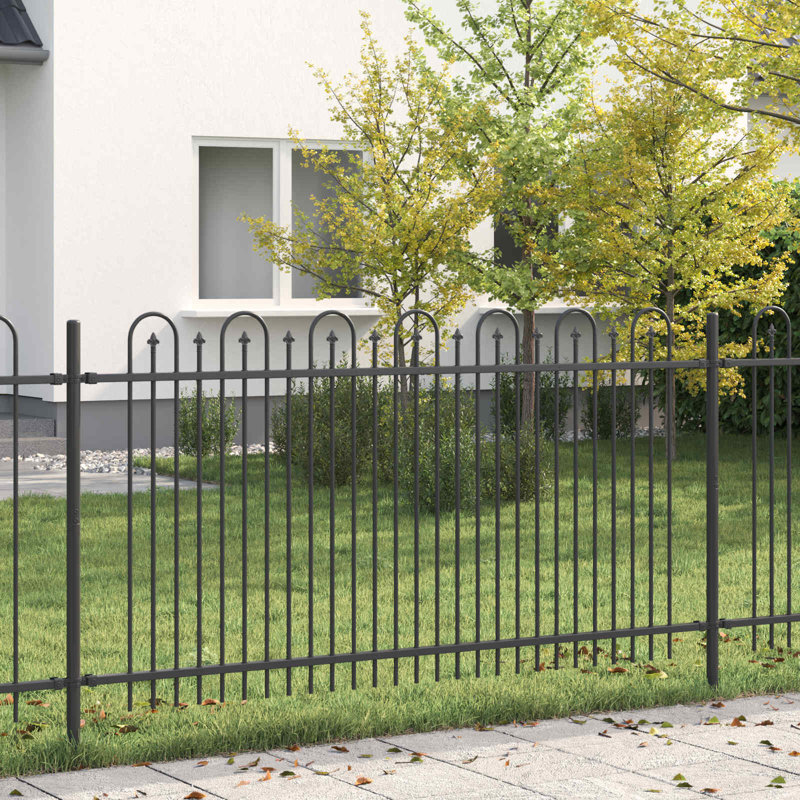 Powder-Coated Steel Fence Panels Included, 150cm H x 200cm W