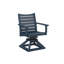 Berlin Gardens Bristol Tropical Swivel Rocker Dining Chair-303855274