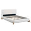 Elegant Boucle Bed, un centre de chambre à coucher luxueux et confortable, très grand, blanc-2043854884