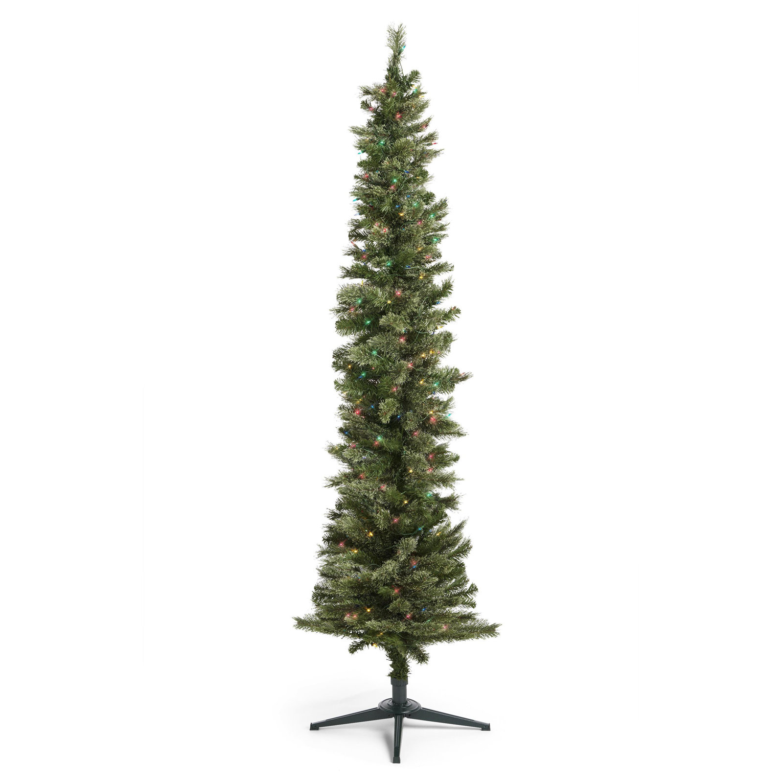 Stanley 9' Pre-Lit Spruce Christmas Tree, 5', Clear