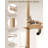 Floor To Ceiling Cat Tree Height Adjustable, Sturdy Tall Cat Tree With Scratching Posts, Cat Tower For Indoor