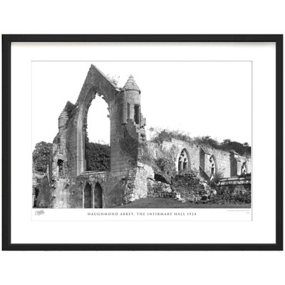 Haughmond Abbey, The Infirmary Hall 1924 by Francis Frith - Single Picture Frame Print