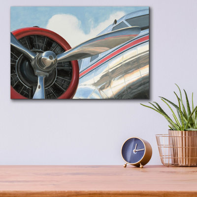 «Travel By Air 1 V2 No Words» par Marco Fabiano, art mural en verre acrylique