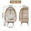 Outdoor Lounge Chair with Cushions-1986265180