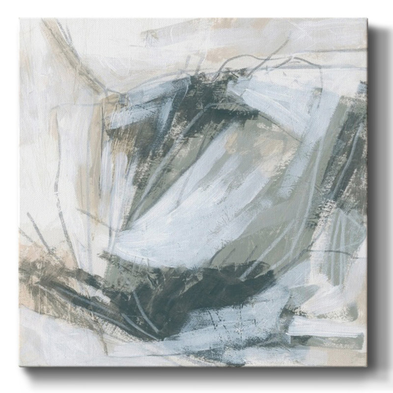 Neutral Swath I-Gallery Wrapped Canvas, 24" H x 24" W