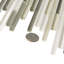 Waterfall Linear Glass And Metal Mosaic Tile-61211906