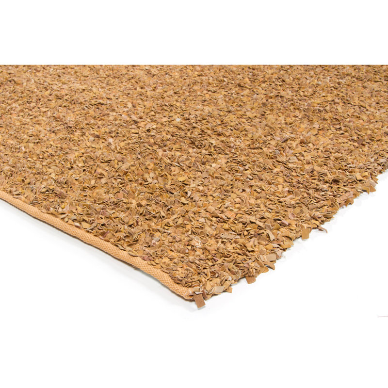 Tapis d'intérieur tissé à la main Jawawn, couleur brun/beige, en jute/sisal uni, Tapis de couloir 2 pi 6 po x 7 pi 6 po