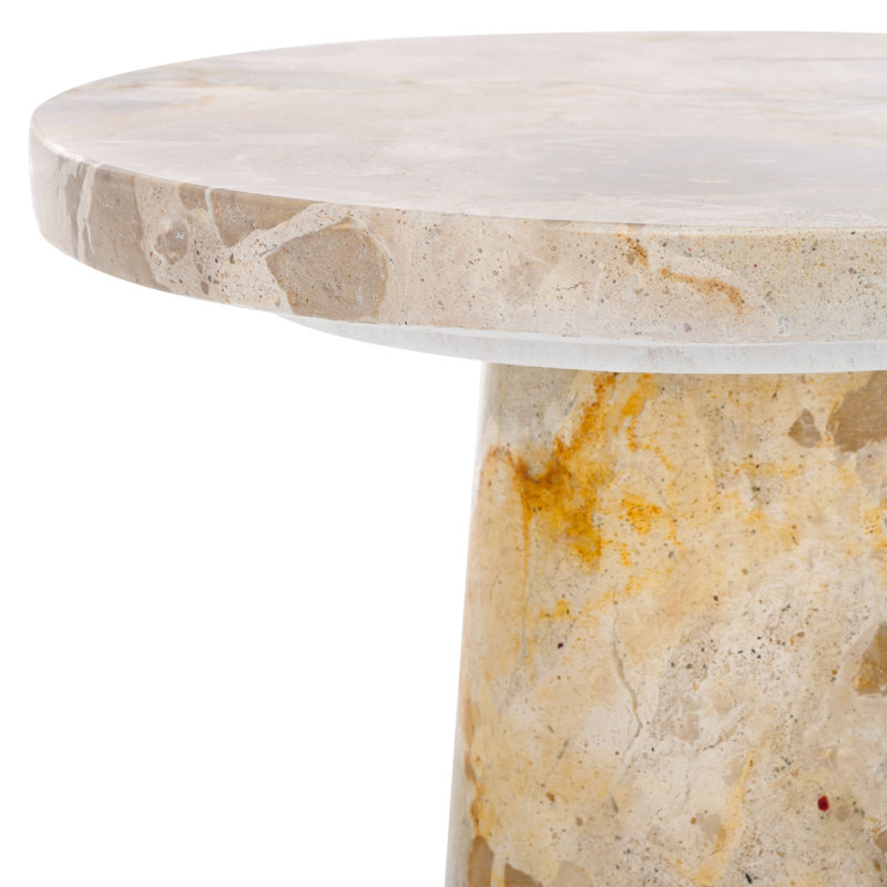 Table de bout à cadre haut 17,5 po Daktari, Beige